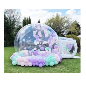 Giant Clear Kids Party Fun House Inflatable Crystal Igloo Dome Balloons Bubble Tent Transparent Inflatable Bubble House