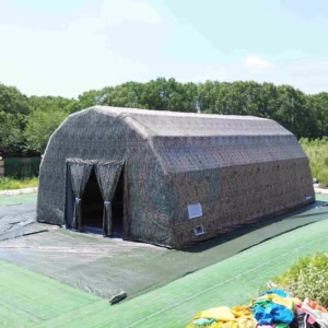 Giant Inflatable Disaster Relief Tent Emergency Shelter Large Outdoor Tent Custom Design Heavy Duty PVC Oxford Rapid Setup