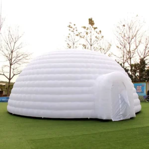 Giant LED Inflatable Dome Tent Oxford Fabric Waterproof Outdoor Ice Igloo Tent
