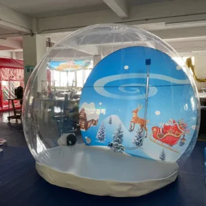Giant Snow Globe Bubble Tent House Inflatable Grotto Human Size Christmas Globe