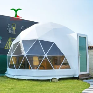 Glamping Dome Luxury Outdoor Four Season Geodesic Greenhouse Igloo Tent for Hospitality