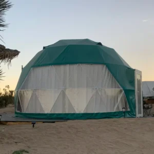 Glamping Geodesic Dome Tent Steel Frame for Hotel or Small Event Hospitality 50-100 People