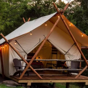 Glamping Hotel Canvas Waterproof Camping Luxury Tents Safari Glamping