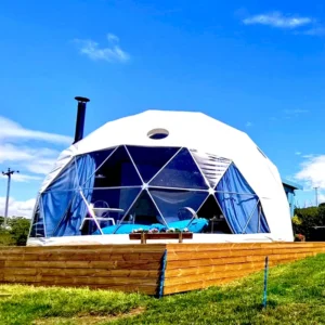 Glamping Hotel Igloo 360 Aluminium Frame Geodesic Dome Tent Domos Tienda De Lujo