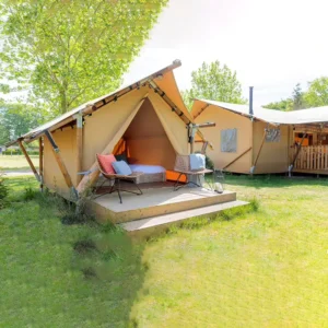 Glamping Tente Canvas Safari Tent With Stove Jack