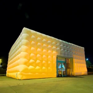 Glowing LED Inflatable Tent with Built-In Fan, CE Certified, for Commercial Outdoor Advertising