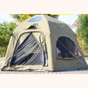 Good Quality 4.5 Expanded Skyline Outdoor Rainproof Sunshade Cloth Camping Inflatable Tent Four season Quick Automatic
