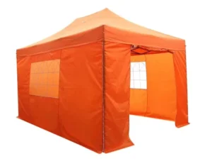 Great 3×4.5M Steel Frame Outdoor Folding Gazebo Tent for Events Trade Shows Indoor Exhibitions Custom Logo