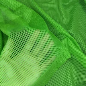 Green 100 GSM Lightweight Hexagonal Breathable Mesh Fabric for Bags and Toiletries 100% Polyester