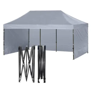 Grey Portable Inflatable Advertising Tent for Outdoor Events and Trade Shows