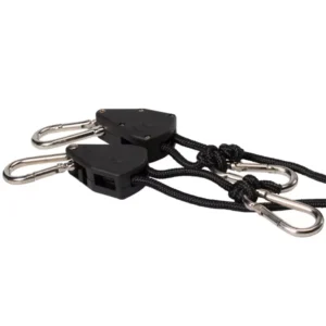 Grow Tent Accessories Adjustable Hydroponics Product LED Grow Light Hanger Rope Ratchet Hanger