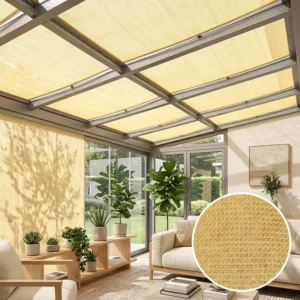 HDPE Woven Shade Cloth with UV Stabilization for Outdoor Events, Patios and Gardens