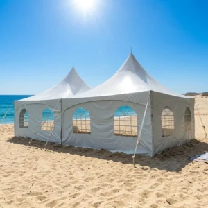 HP2020 20 x 20 ft Four-Season Modular Double-Layer Wedding Tent with Aluminum Alloy Frame, PVC Fabric and UV/Windproof Protection