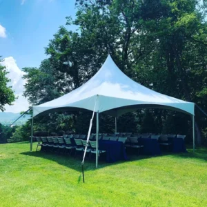 HP2020 20x20ft High Peak Frame Tent Double Layer Aluminum Alloy Heavy Duty UV Wind Resistant Wedding Party Tent