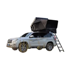 Hard Shell ABS Base Car Rooftop Tent, Two Bedrooms, Open Side, SUV, Four-Season, Quick Automatic Opening, 2000-3000mm Waterproof