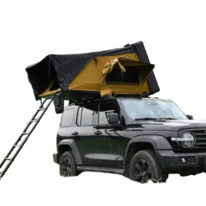 Hard Shell Aluminum Rooftop Tent 2-3 Person XL Heavy Duty Car Roof Top Tent for SUV 4×4 Outdoor Camping