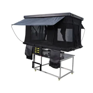 Hard Shell Aluminum Rooftop Tent RTT 280G Fabric 420D Canopy Hydraulic Auto Open Ventilation Window Waterproof 4 x 4 OEM