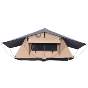 Hard Shell Car Roof Tent for SUV and Pickup, Waterproof, 2-4 Person Overland Camping Tent