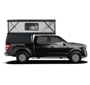 Hard Shell Off-Road 2-Person Waterproof Aluminum Foldable Car Rooftop Tent Pickup Truck Roof Top Tent for Camping