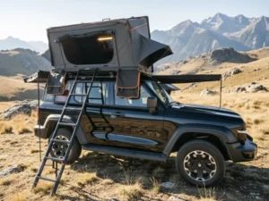 Hard Shell Roof Top Tent Hydraulic Automatic Pop Up Car Rooftop Tent for Outdoor Camping Overland Travel