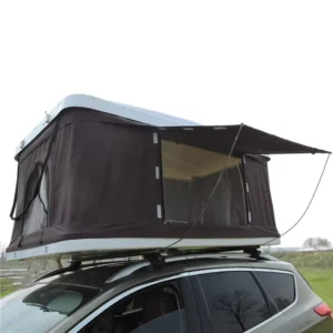 Hard Shell Rooftop Camping Tent, 4×4 Ripstop Durable Fabric, Easy to Set Up, Waterproof Car Roof Tent, 1-2 Person, 4-Season