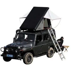 Hard Shell Rooftop Tent Aluminum Alloy Van Jeep SUV Truck Outdoor Camping 2-3 People Four-Season Waterproof
