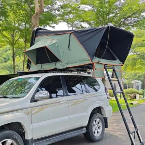 Hard Shell Rooftop Tent, Four-season Waterproof, Quick Automatic Opening, for Pickup Trucks and Off-road Vehicles