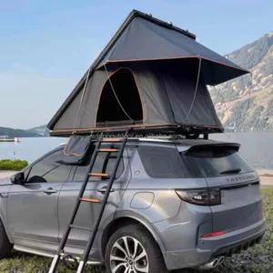 Hard Shell Rooftop Tent with Thick Mattress Waterproof Carbon Fiber Construction Model CRT 005
