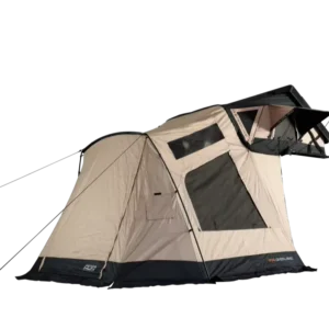 Hard Shell SUV Rooftop Tent Double Layer Four-season Waterproof Fabric Fiberglass Poles Ladder Soft Shell Quick Automatic