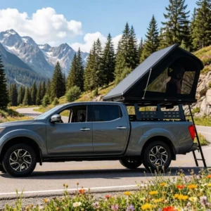 Hard Shell Triangle Aluminium Car Rooftop Tent Roof Top Tent Hardshell RTT Ultra Thin Rooftop Tent for Car