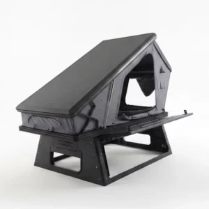 Hard Shell Triangle Aluminum Alloy Roof Top Tent Quick Open Waterproof 2 Person Overland Camping Pickup Truck