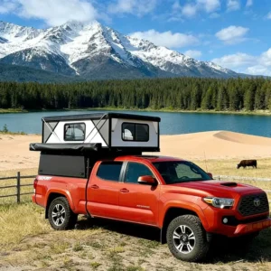 Hard Sided Hilux Pickup Truck Rooftop Tent Aluminum Honeycomb Hard Shell Camper for Adventure Use