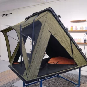 Heat Insulation Lightweight Car Rooftop Tent with Hard Shell for Single Person Camping
