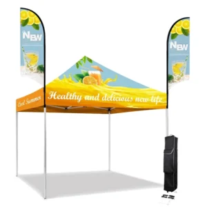 Heat Transfer Printing Waterproof Portable Outdoor Advertising Events Folding Canopy Tent for Event 600D Oxford Cloth Trade Show