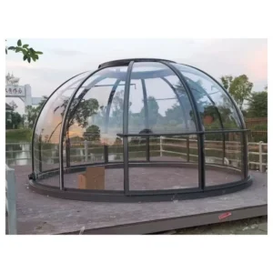 Heated Bubble Tent with Balloons Giant Transparent Inflatable Crystal Igloo Dome Bubble Tent
