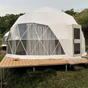 Heated PVC Round Dome Tent House for Hotel Glamping, Camping and Party Events