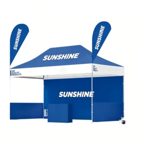 Heavy-Duty 10×10/10×20 Aluminum Folding Exhibition Canopy Tent