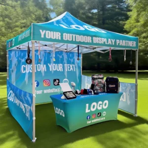 Heavy Duty 10×10 Aluminum Frame Pop Canopy Tent Sidewalls Waterproof Customized Color Commercial Gazebo Outdoor Wedding 500D