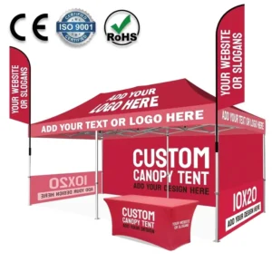 Heavy Duty 10×10 ft Outdoor Sports Event Folding Canopy Tent, 100% Polyester