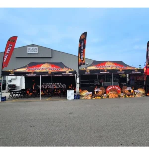 Heavy Duty 10x20ft Waterproof Aluminum Frame Folding Canopy Tent with Durable Sidewalls