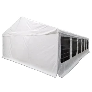 Heavy Duty 20×40 Waterproof White PVC Wedding Canopy Party Tents with Steel Frame Four-Season Use