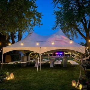 Heavy Duty 20x40ft Aluminum Frame Event Tent Outdoor Trade Show Garden All Season Waterproof Rooftop Tent for Business Rental