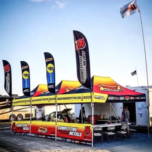 Heavy Duty 3x3m Pop up Advertising Tent Waterproof Oxford Fabric UV Resistant Custom Logo Easy Setup for Outdoor Events