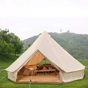 Heavy Duty 5m Luxury Cotton Canvas Bell Tent for Glamping