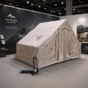 Heavy Duty Air Tent Outdoor Luxury Glamping 210D Oxford Fabric Windproof Blow up Cabin 6.3 Square Meters 3*2.1*2m One Door Gear