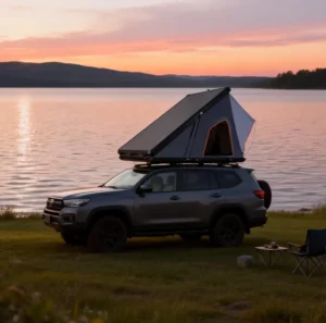 Heavy Duty Aluminum Alloy Four Season Waterproof Car Tent with Hydraulic >3000mm Rainproof System for Off Road Travel