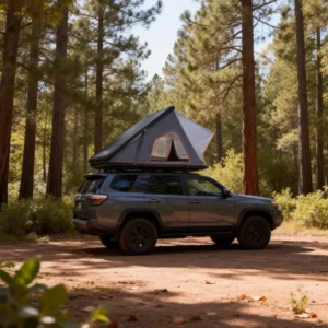Heavy Duty Aluminum Alloy Hard Shell Four-Season One-Bedroom Rooftop Car Tent Automatic Hydraulic Setup Waterproof