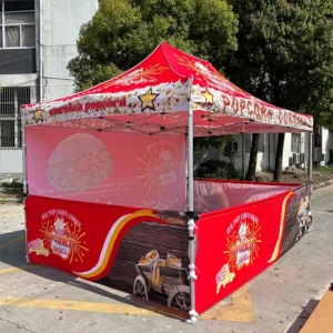 Heavy-Duty Aluminum Folding Popup Canopy Tent Frame, 10x10ft, 10x15ft, 10x20ft, Outdoor Events and Exhibitions