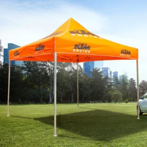 Heavy-Duty Aluminum Frame Marquee Tent with Adjustable Legs for Sports and School Events