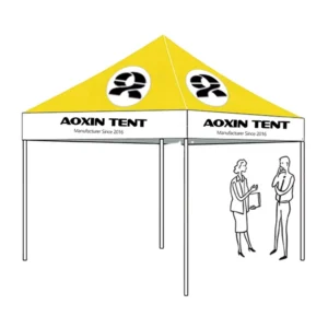 Heavy Duty Aluminum Frame Pop up Canopy Tent Waterproof with Side Walls for Outdoor Exhibition Trade Show and Commercial Events